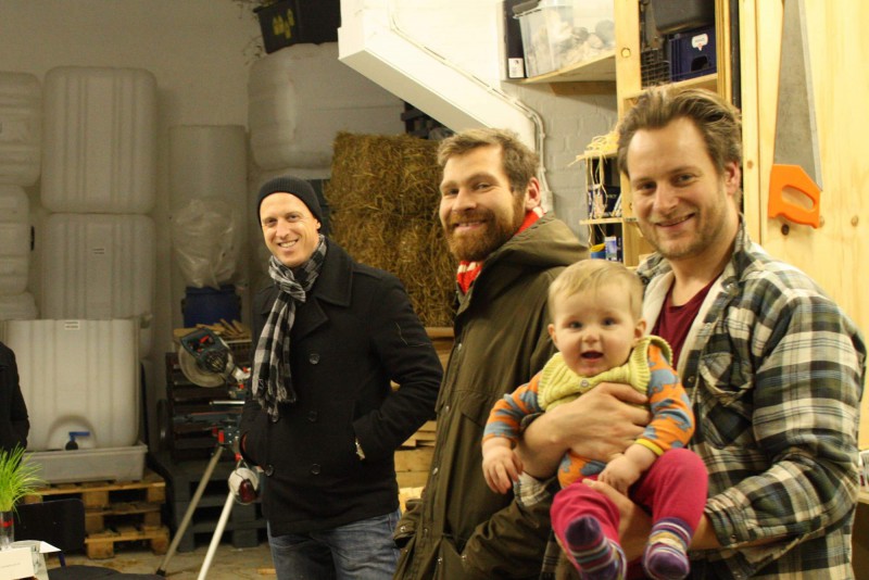 Jason, Andreas, Kristian and Gustav @ the workshop